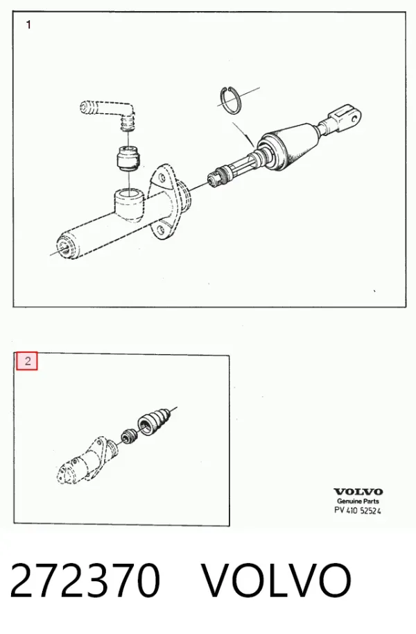 Передние тормозные колодки 272370 Volvo