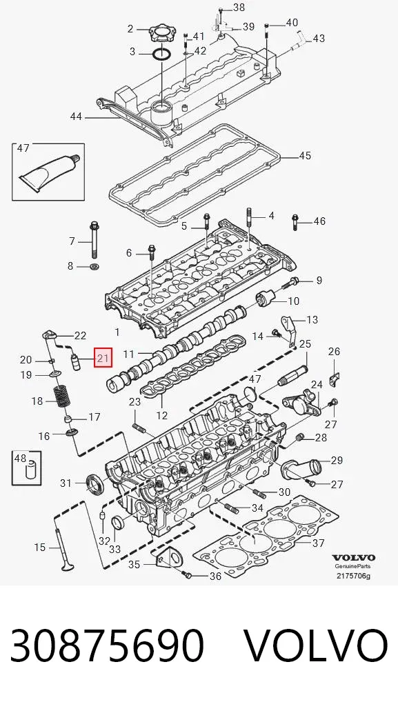 Гидрокомпенсатор 30875690 Volvo