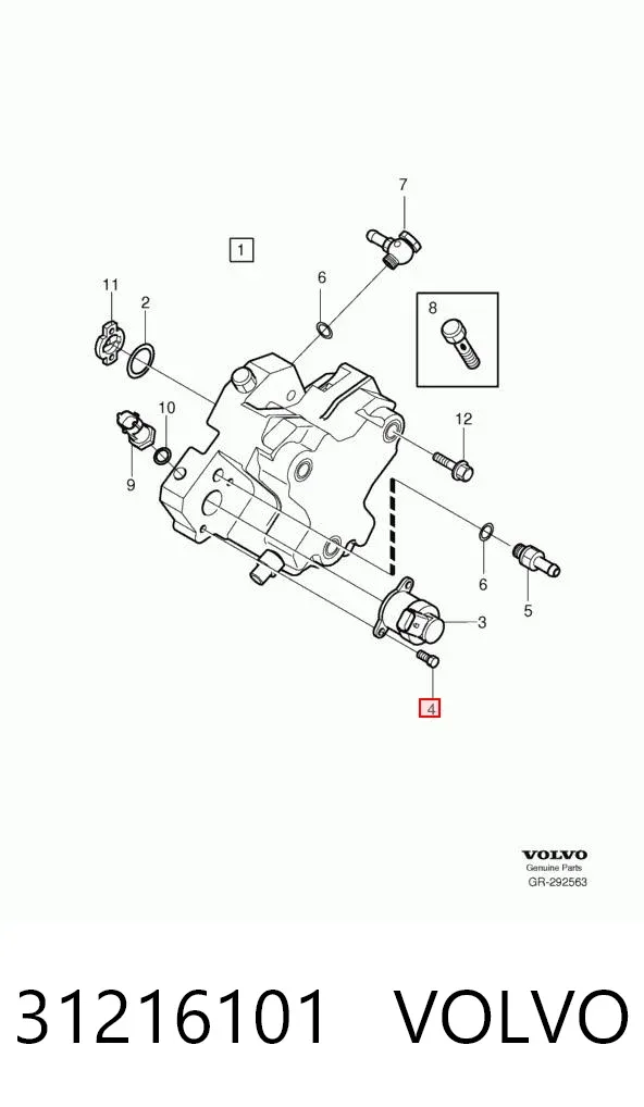 Болт 1781233 DAF