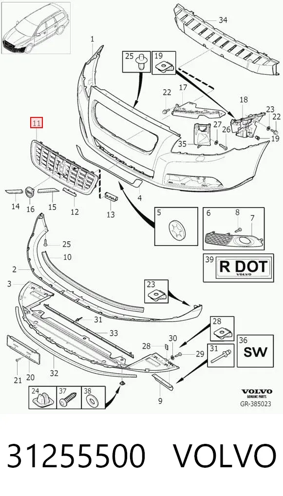  31255500 Volvo