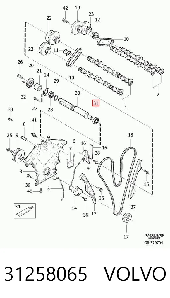  31258065 Volvo