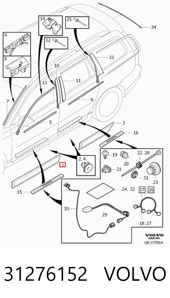  31276152 Volvo
