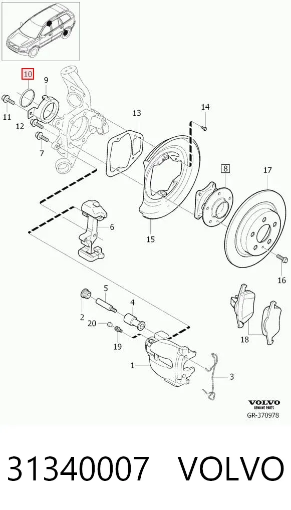  31340007 Volvo
