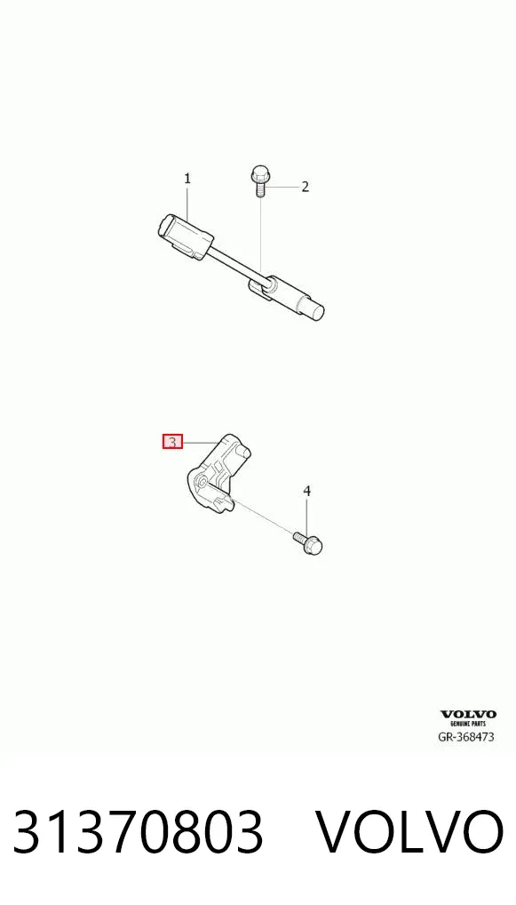 Датчик коленвала 31370803 Volvo