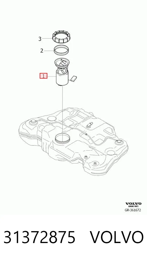 Бензонасос 31372875 Volvo