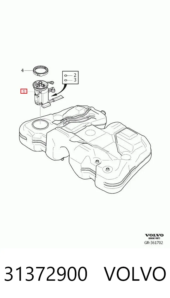 Бензонасос 31372900 Volvo