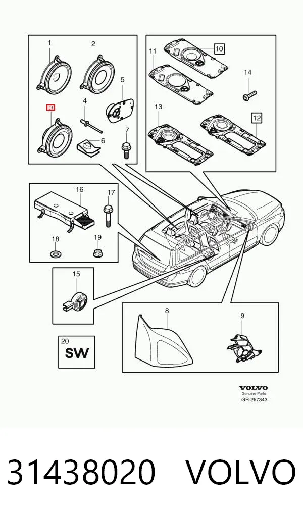  31438020 Volvo