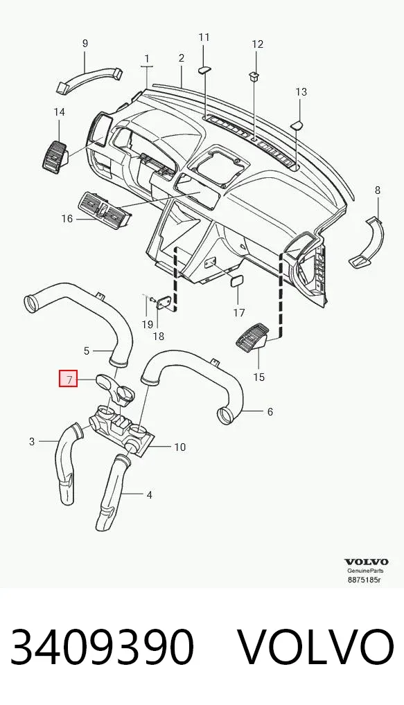  3409390 Volvo