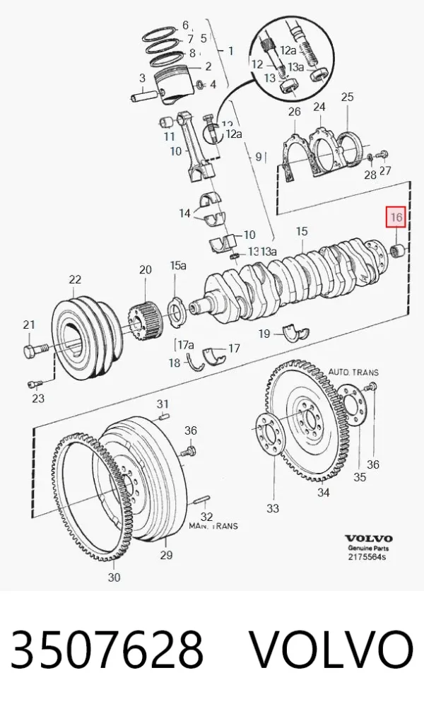  3507628 Volvo