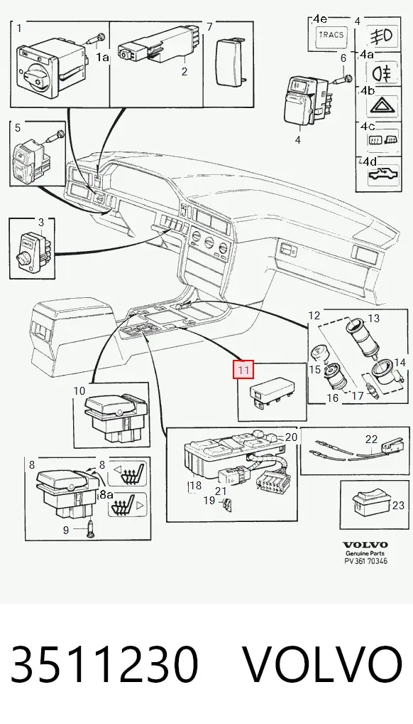  3511230 Volvo
