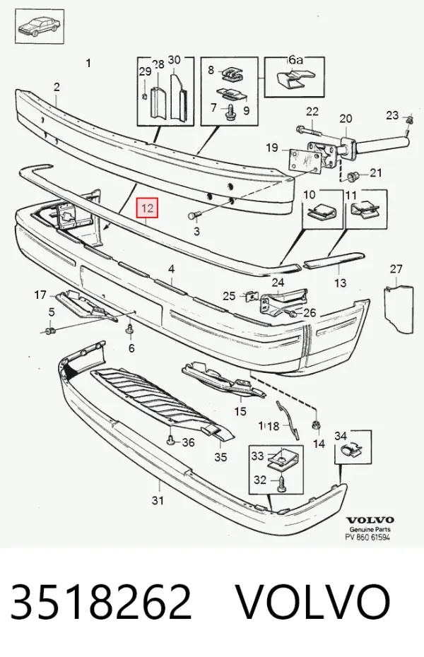  3518262 Volvo