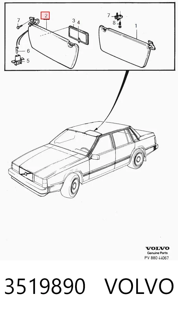  3519890 Volvo