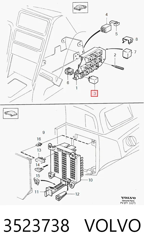  3523738 Volvo