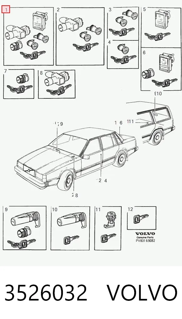  3526032 Volvo