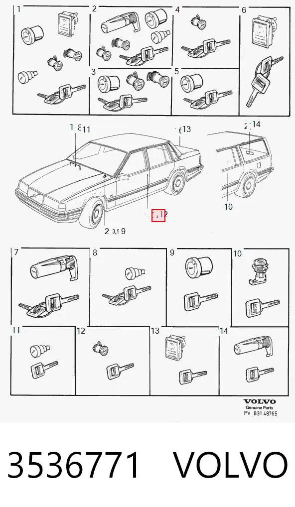  3536771 Volvo