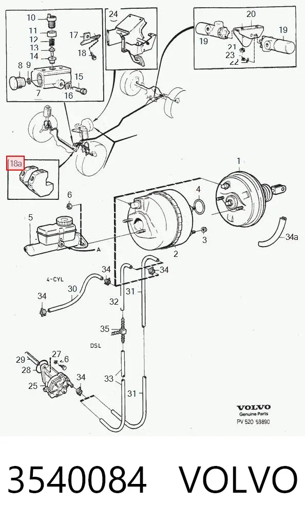  3540084 Volvo