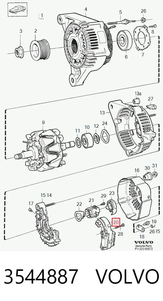  3544887 Volvo