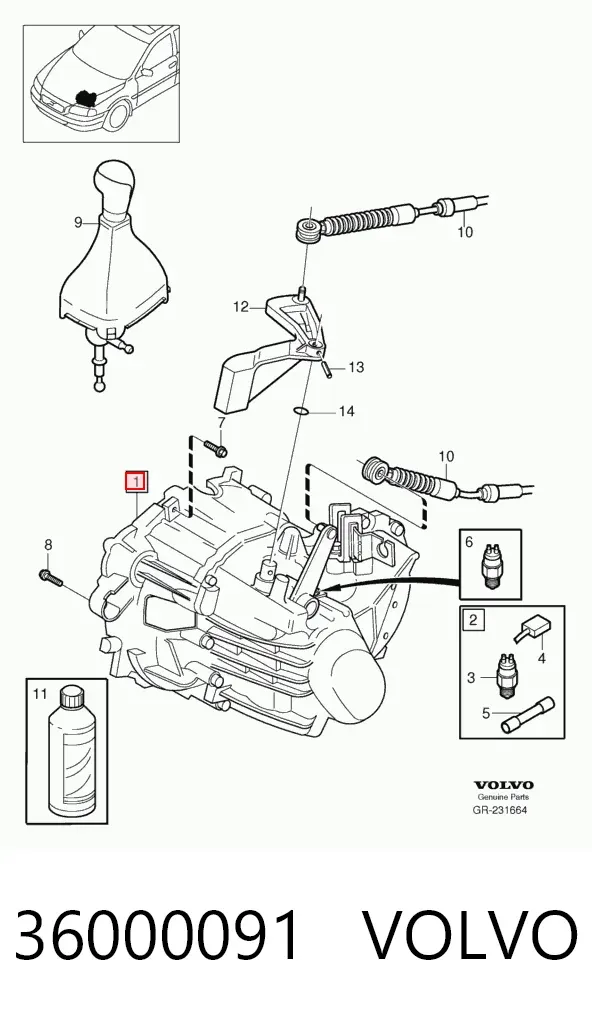 АКПП 36000091 Volvo