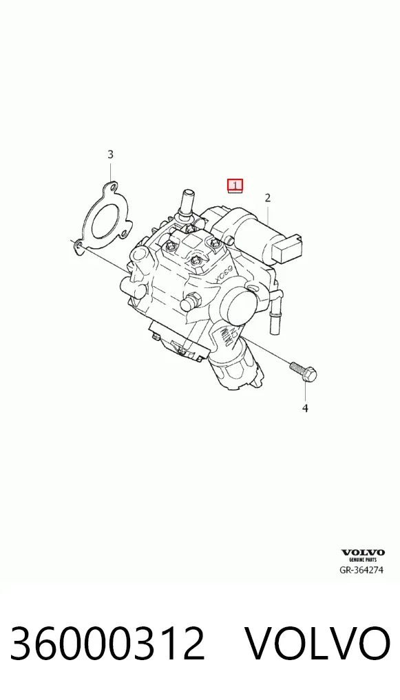 ТНВД 36000312 Volvo