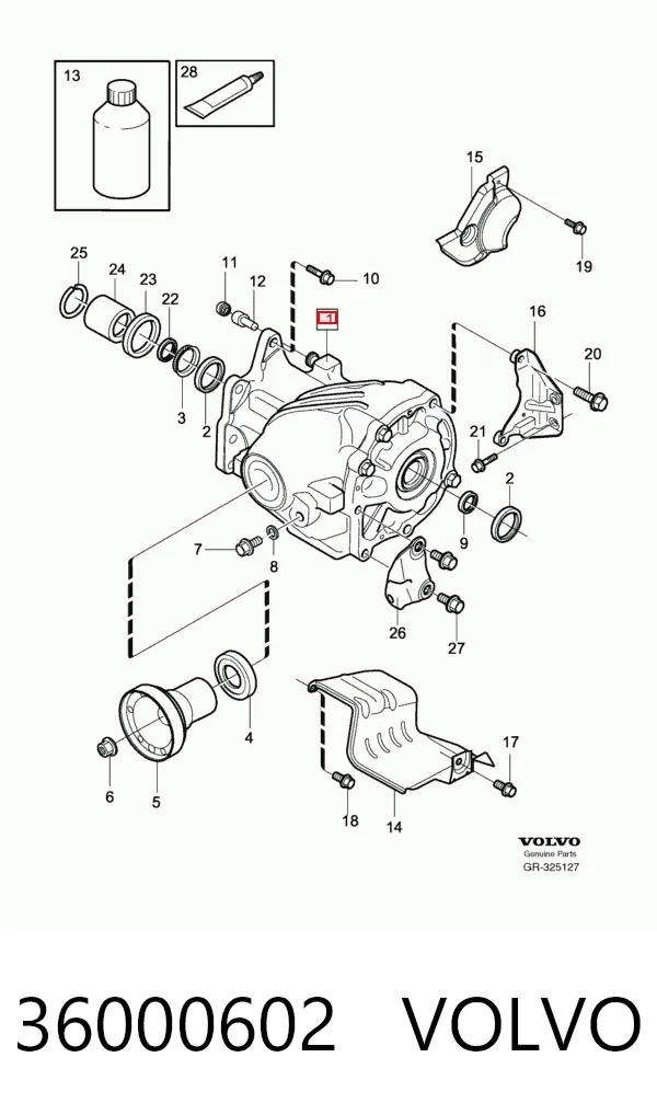 Раздатка 36000602 Volvo