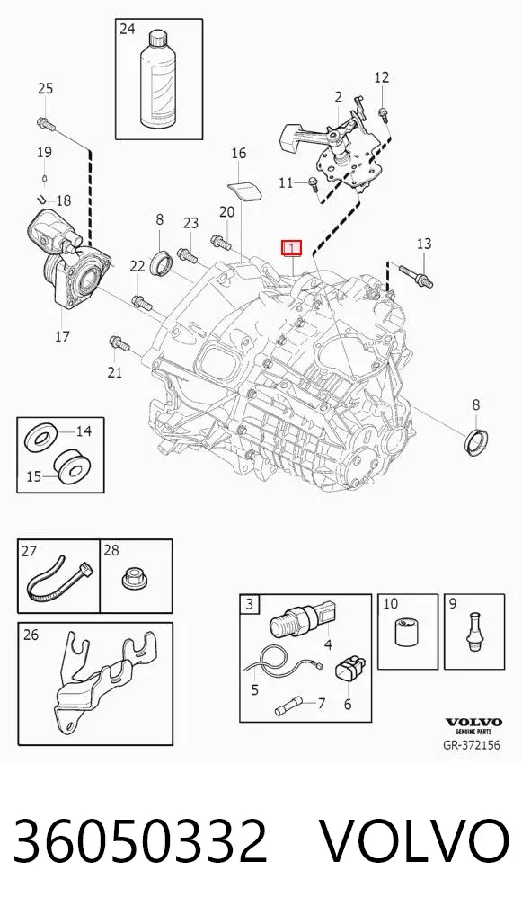 КПП 36050332 Volvo