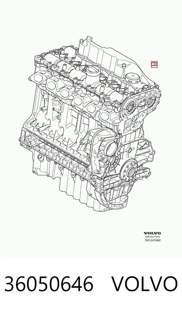Двигатель 36050646 Volvo