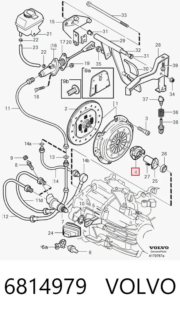 Выжимной подшипник 6814979 Volvo