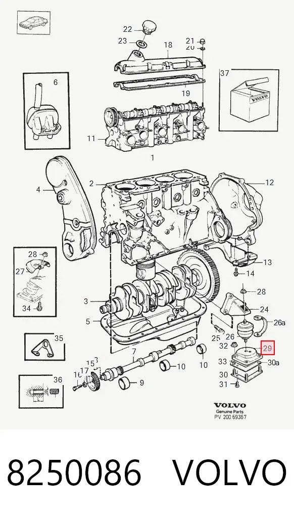  8250086 Volvo