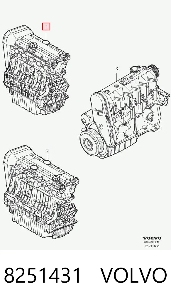 Двигатель 8251431 Volvo