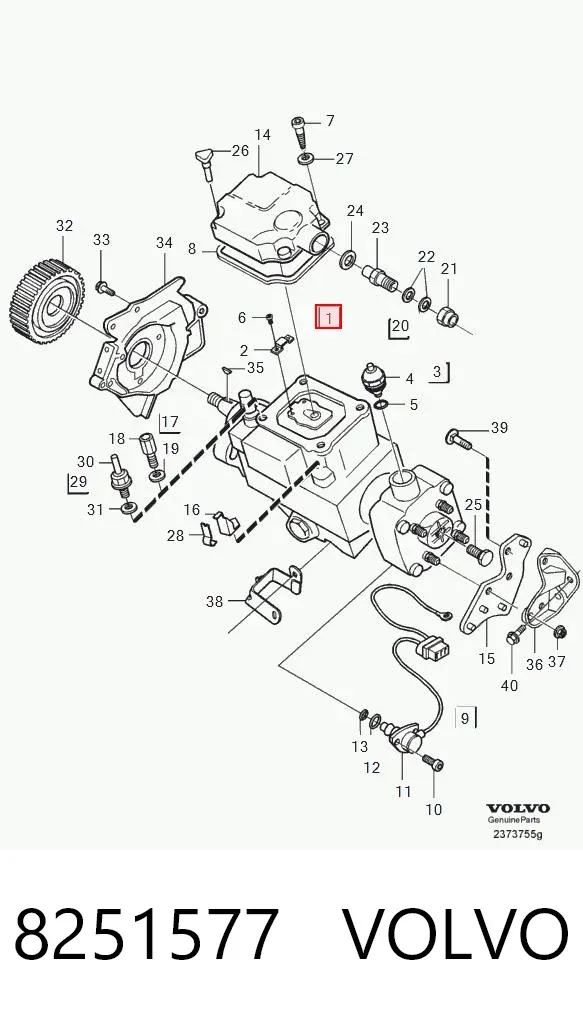 ТНВД 8251577 Volvo