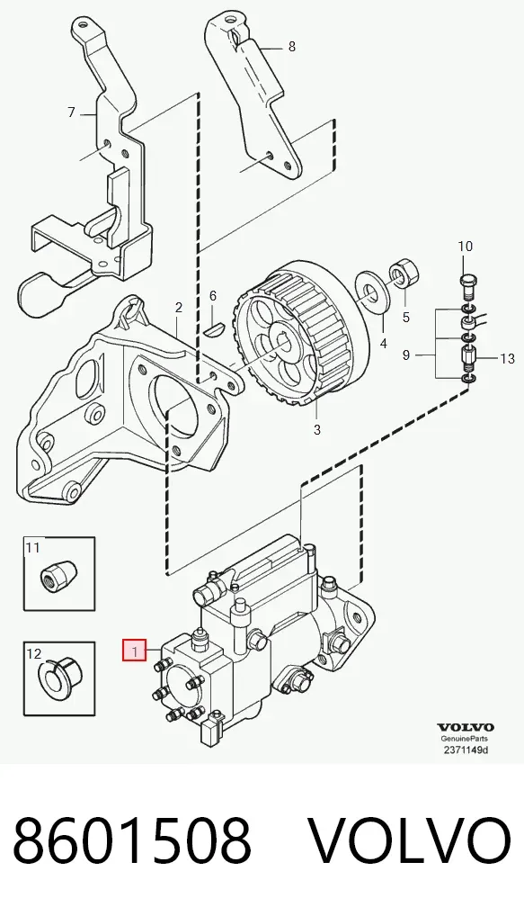 ТНВД 8601508 Volvo