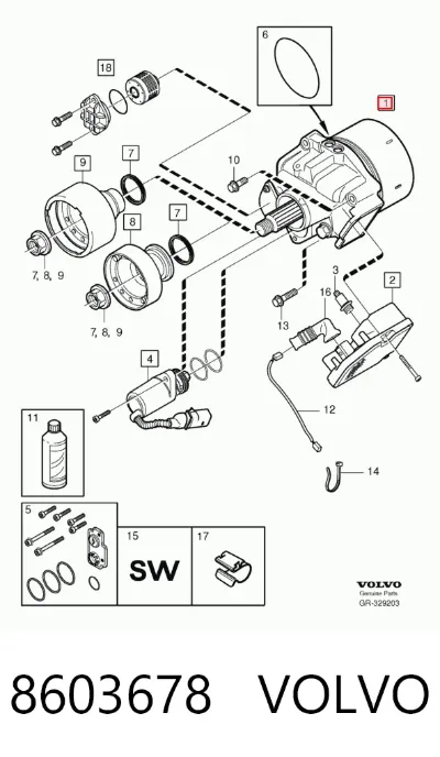 Муфта Haldex VOLVO 8603678