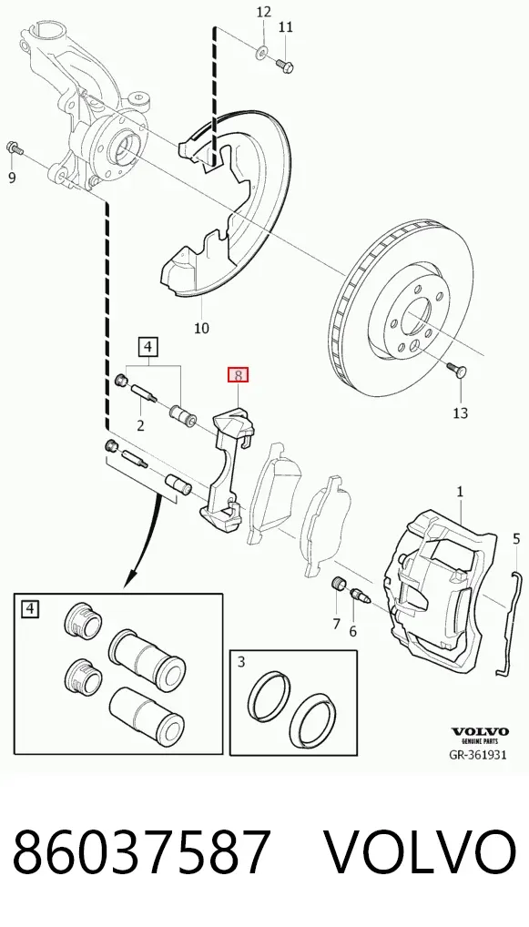  86037587 Volvo