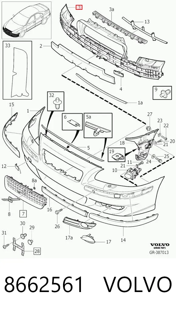  8662561 Volvo