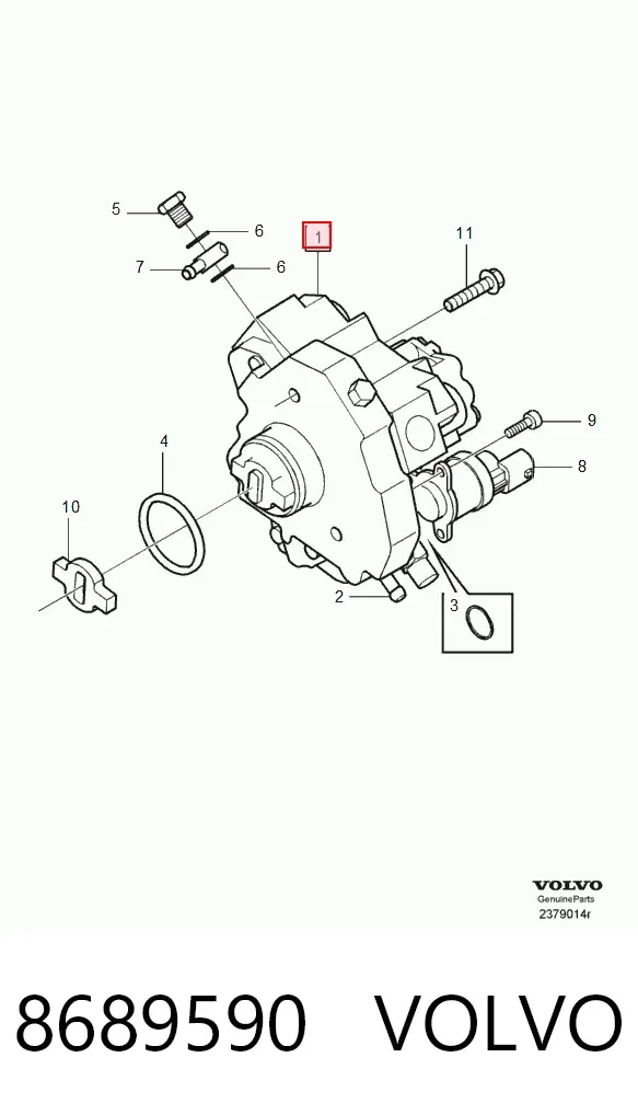 ТНВД 8689590 Volvo