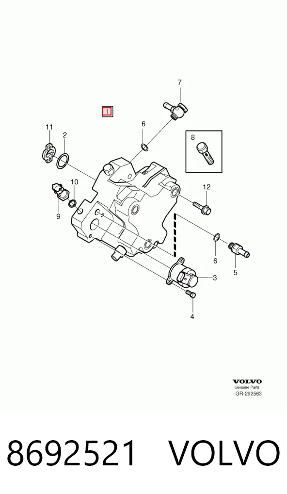 ТНВД 8692521 Volvo