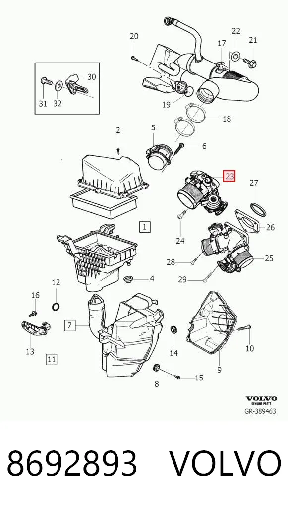  8692893 Volvo