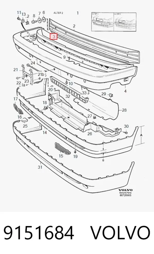  9151684 Volvo