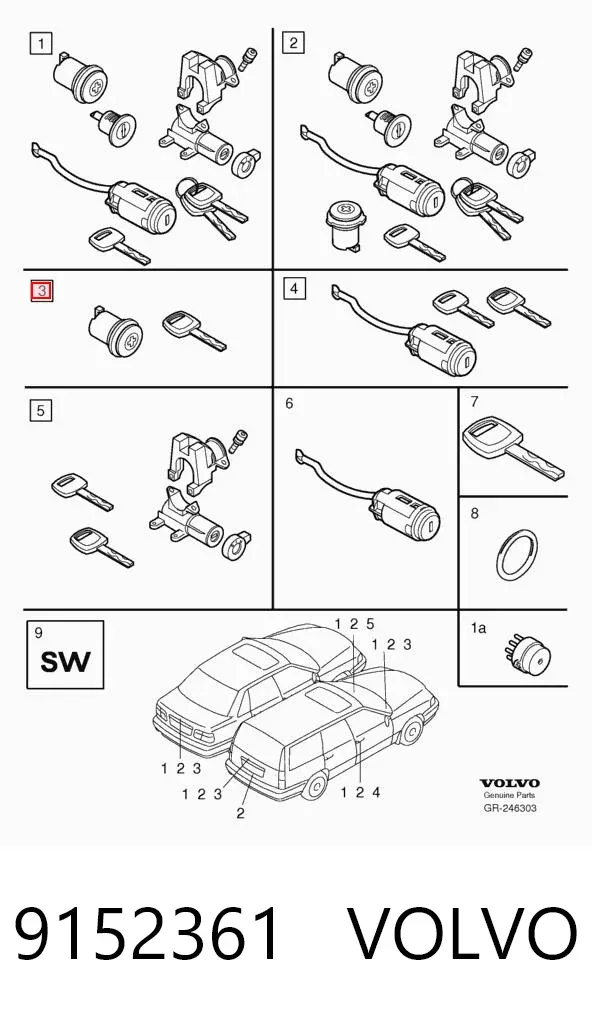  9152361 Volvo