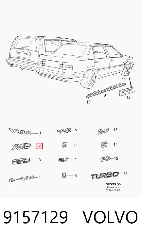  9157129 Volvo
