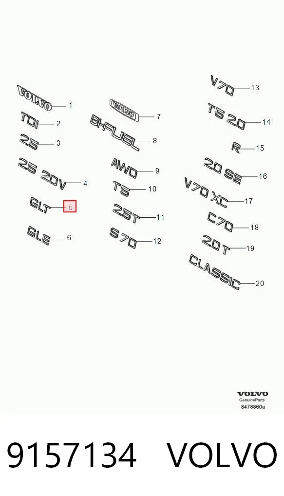  9157134 Volvo