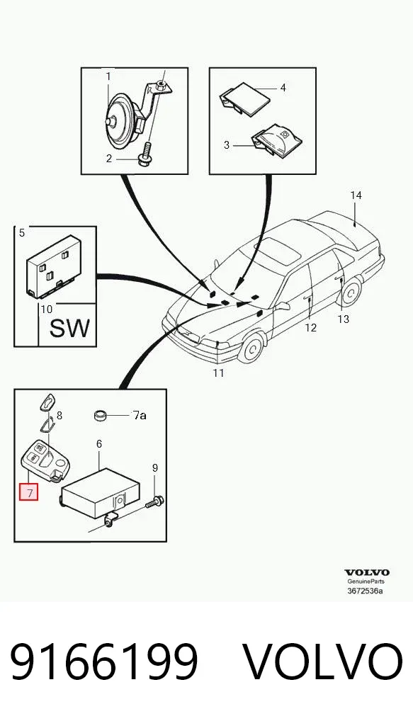  9166199 Volvo