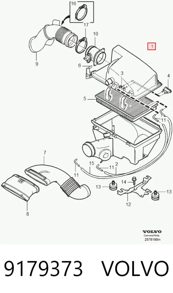 Корпус фильтра 9179373 Volvo