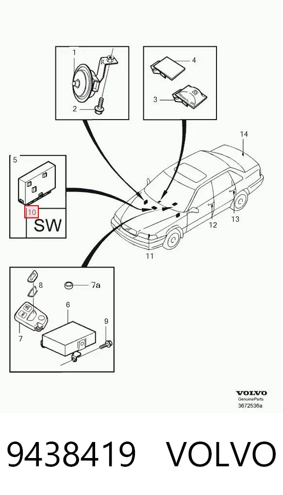  9438419 Volvo