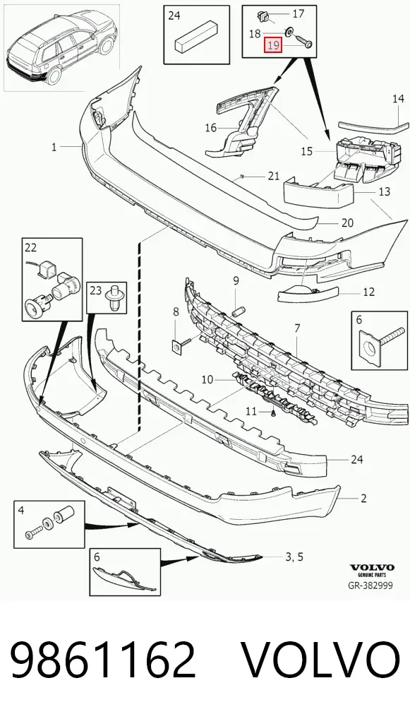  9861162 Volvo