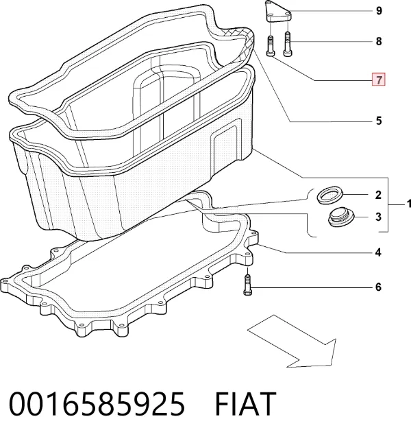  0016585925 Fiat/Alfa/Lancia