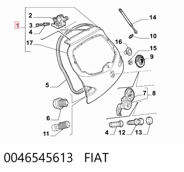 Ляда Alfa Romeo 147 937