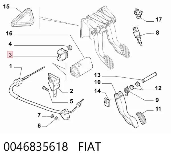  0046835618 Fiat/Alfa/Lancia