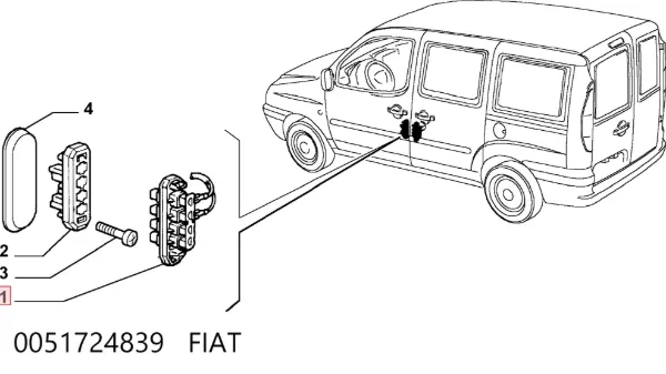  0051724839 Fiat/Alfa/Lancia