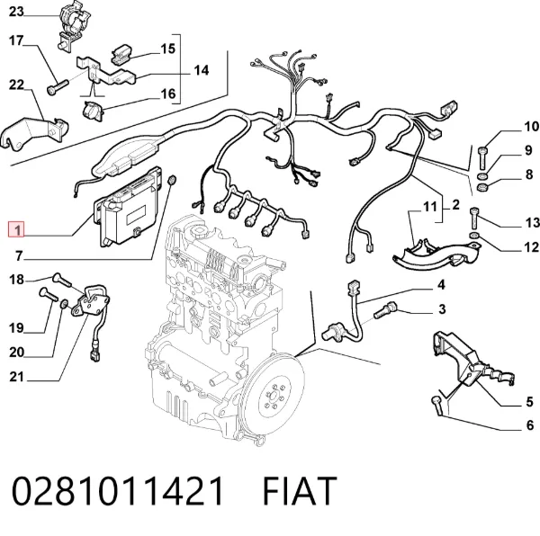  0281011421 Fiat/Alfa/Lancia